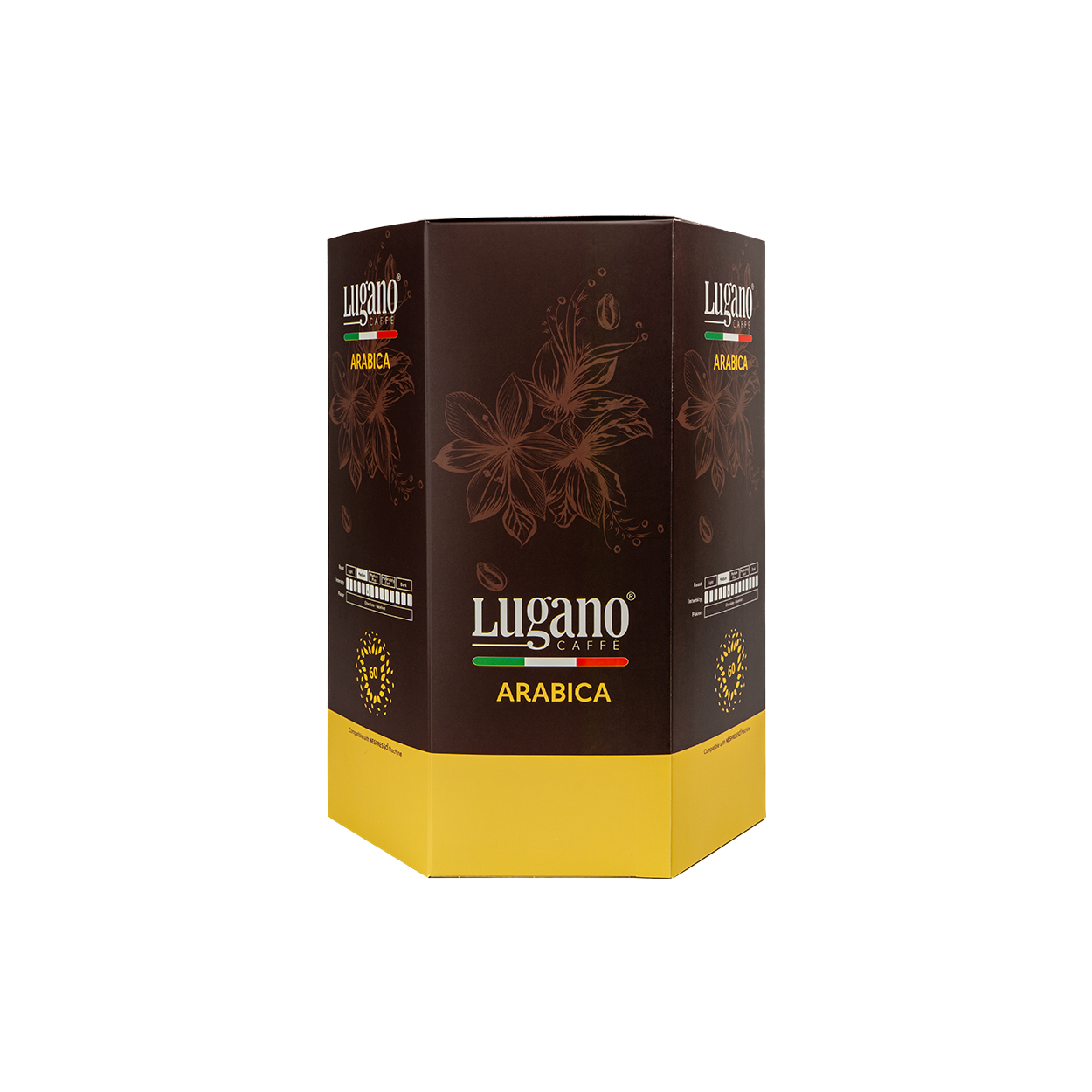 Arabica Espresso Capsules Hexagon