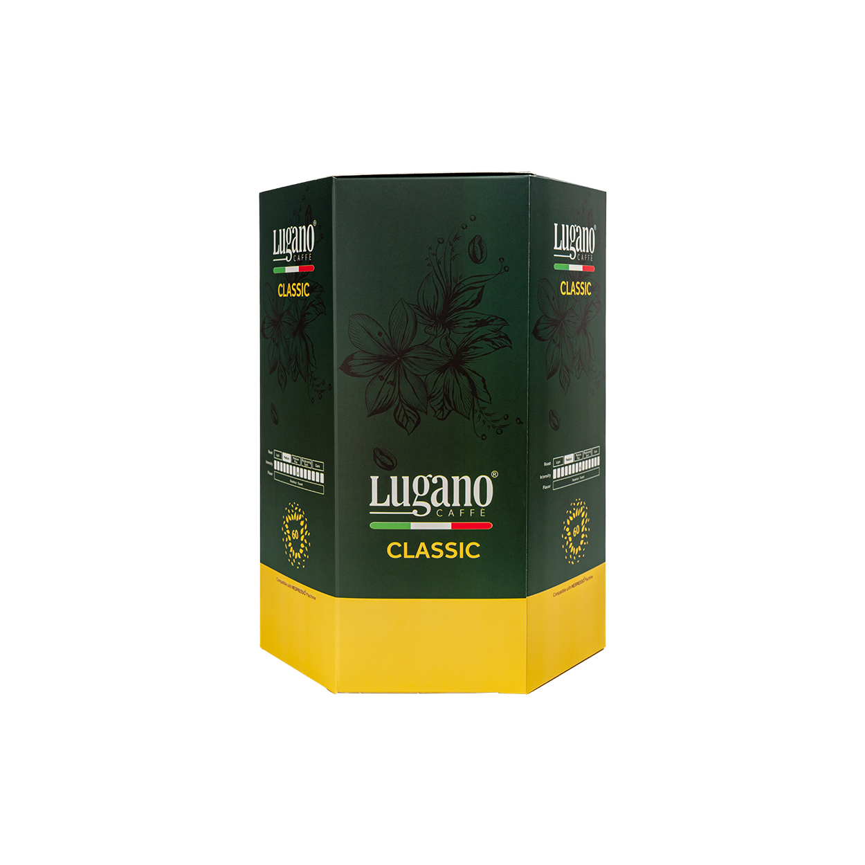 Classic Espresso Capsules Hexagon