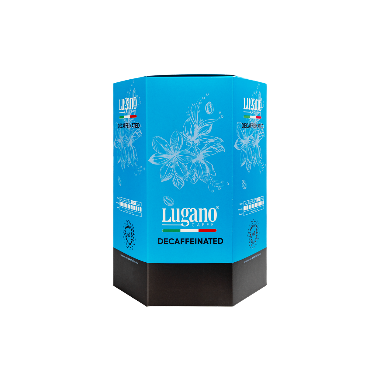 Decaffeinated Espresso Capsules Hexagon