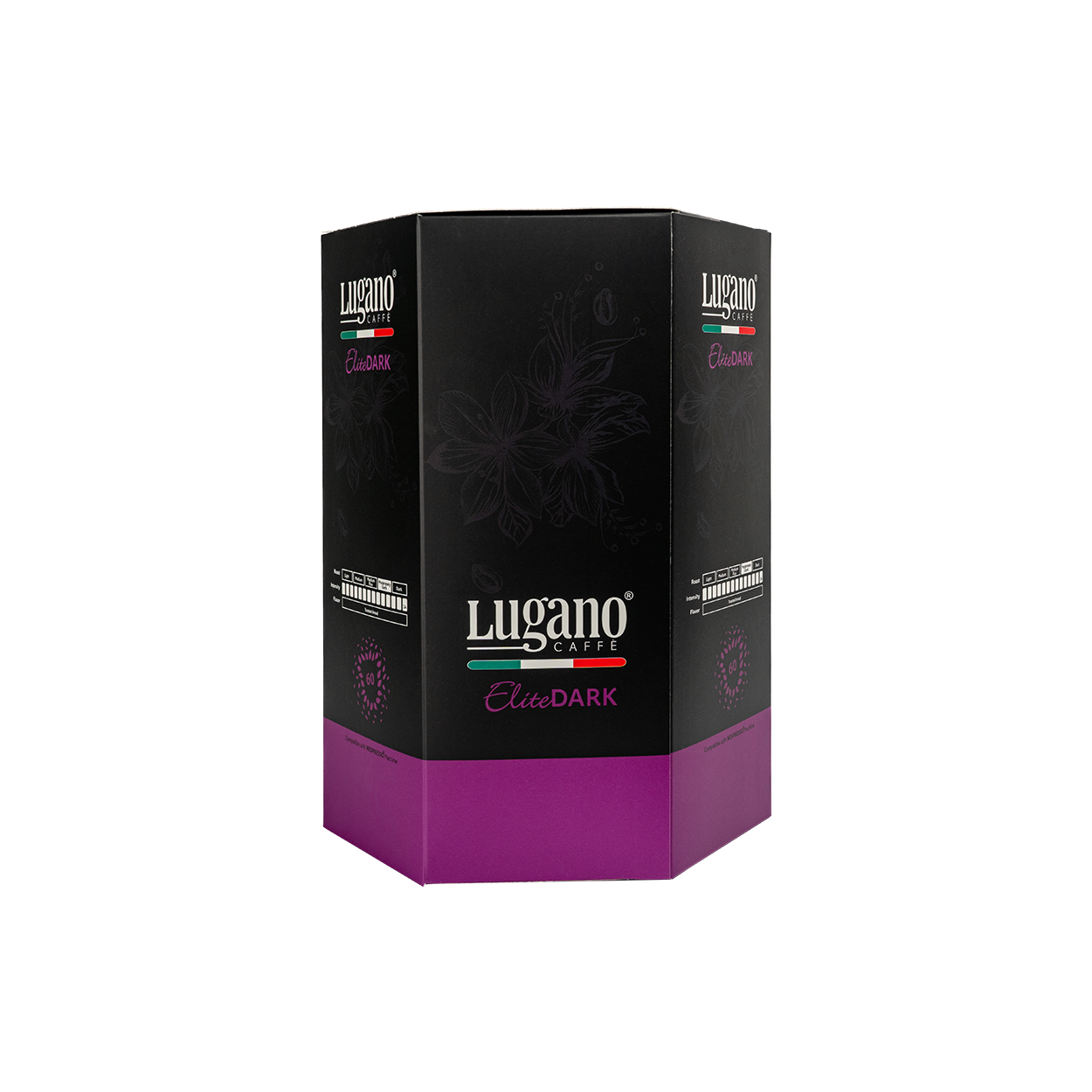 Elite Dark Espresso Capsules Hexagon